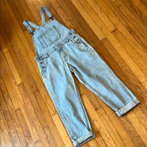 BDG Light Blue Denim Overalls